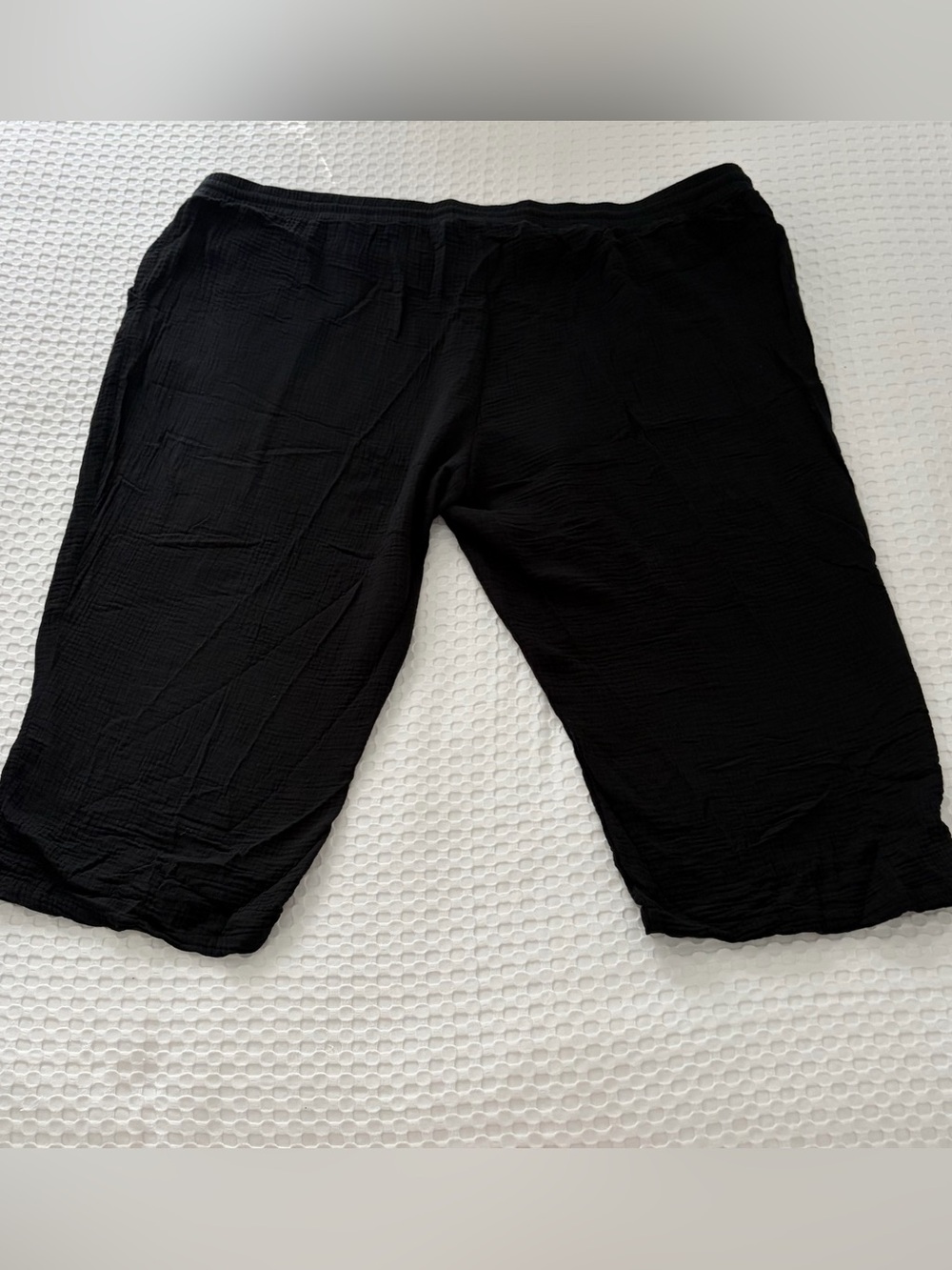 Belle Beach by Kim Gravel Size 5X Black Gauze Pants - Picture 3 of 6